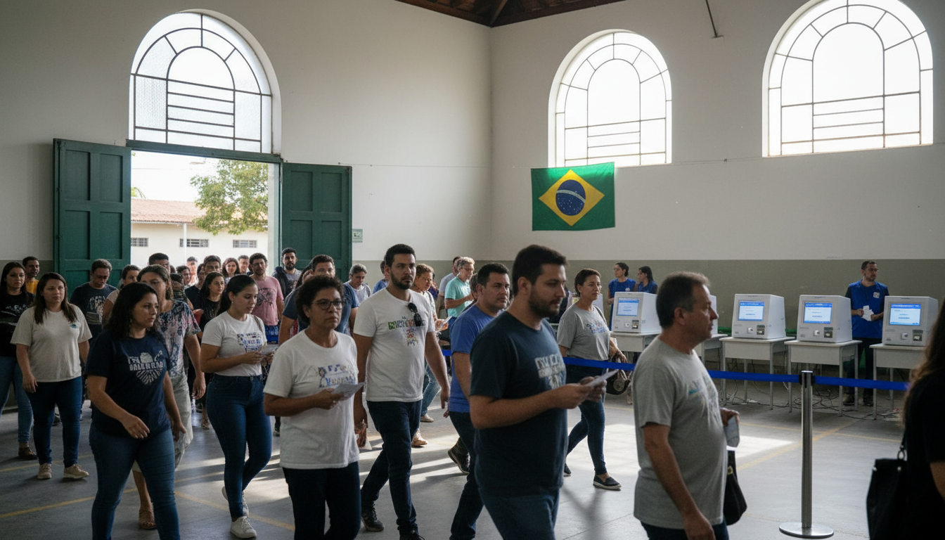 Mais eleitores votaram no segundo turno — imagem de capa editorial